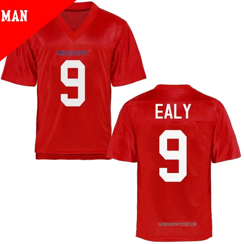 Men's #9 Jerrion Ealy Ole Miss Rebels Game Cardinal Football College Jersey Men's #9 Jerrion Ealy Ole Miss Rebels Game Cardinal Football College Jersey