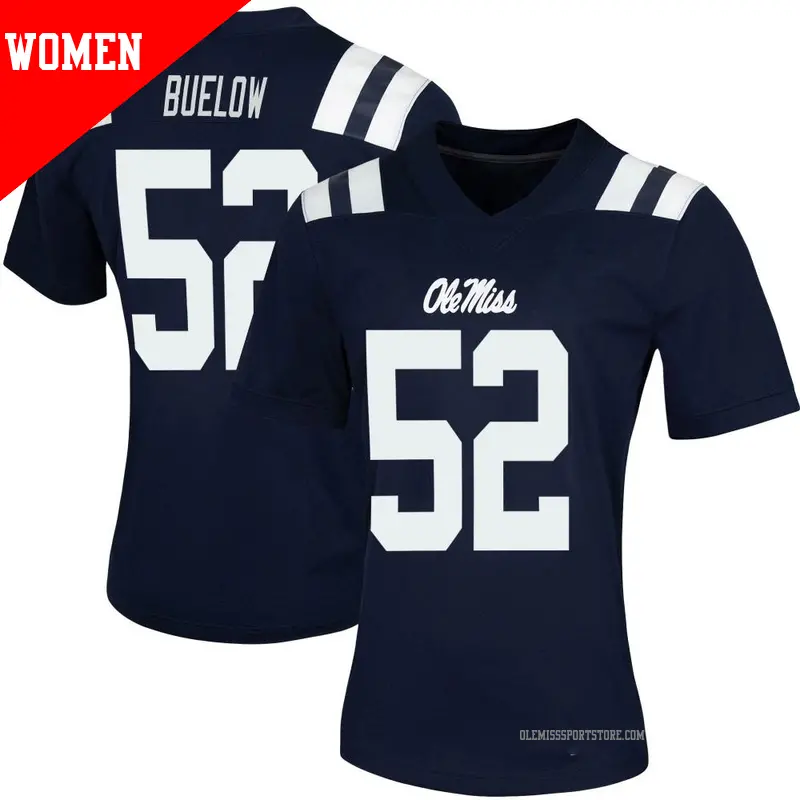 Women's #52 Julius Buelow Ole Miss Rebels Game Navy Women Untouchable Football Jersey Women's #52 Julius Buelow Ole Miss Rebels Game Navy Women Untouchable Football Jersey