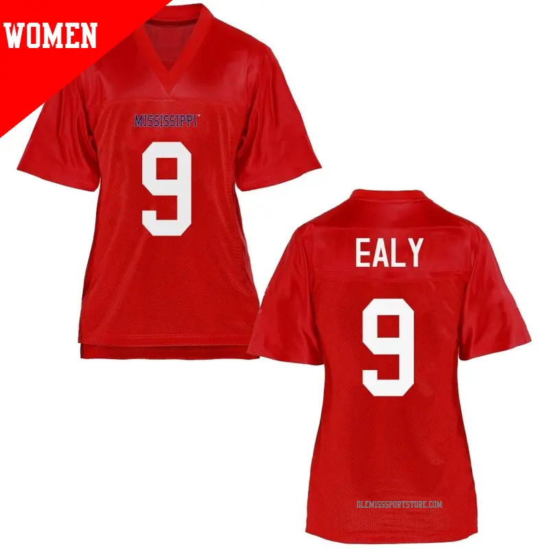 Women's #9 Jerrion Ealy Ole Miss Rebels Replica Cardinal Football College Jersey Women's #9 Jerrion Ealy Ole Miss Rebels Replica Cardinal Football College Jersey