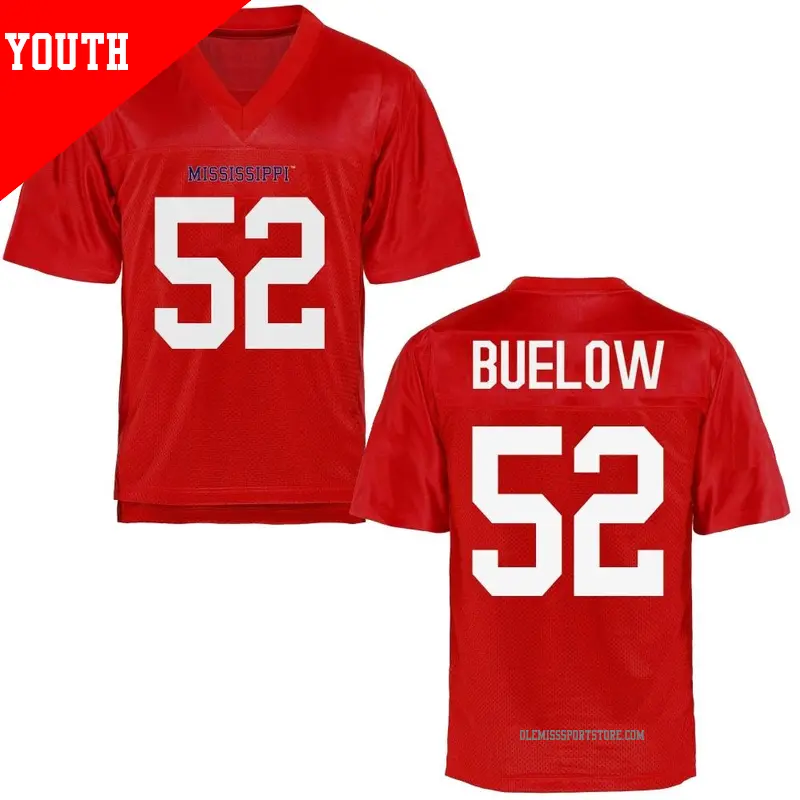 Youth #52 Julius Buelow Ole Miss Rebels Game Cardinal Football College Jersey Youth #52 Julius Buelow Ole Miss Rebels Game Cardinal Football College Jersey